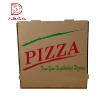 Oem äußerer populärer heißer Verkauf preiswerter Papiergewelltpizza-Verpackungskasten